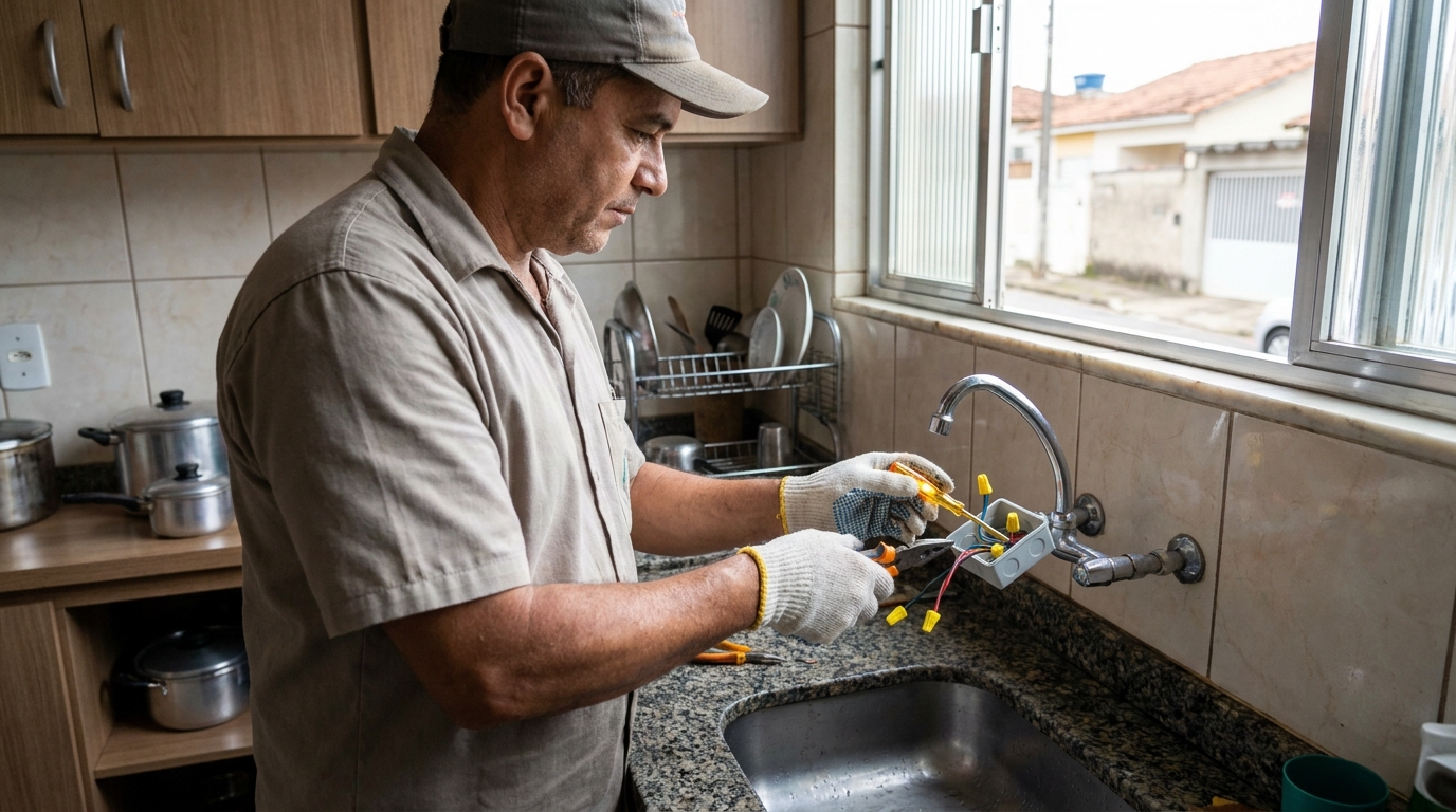 Adequação de Ponto Elétrico em Piracicaba‑SP
