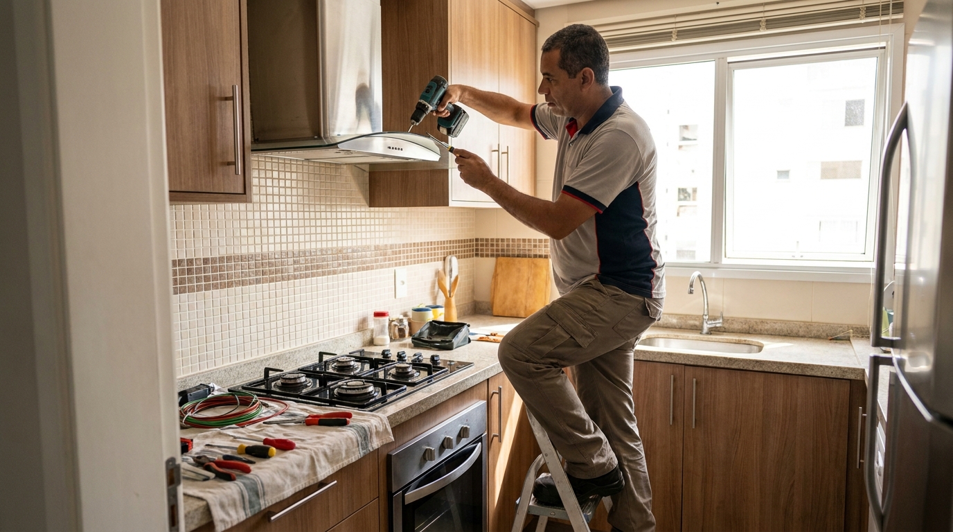 Instalação de Exaustor em Piracicaba‑SP
