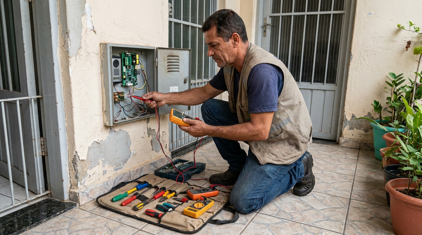 Troca de Fiação de Interfone em Piracicaba‑SP